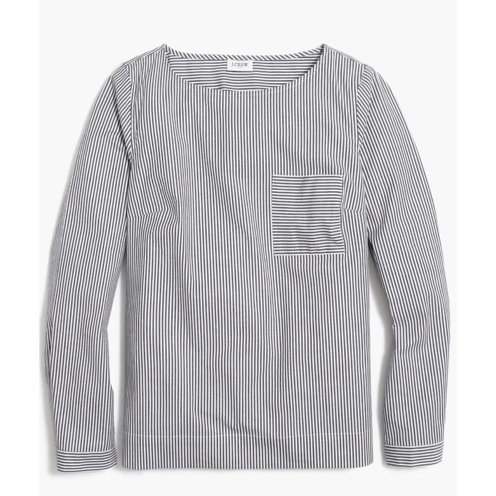 J.Crew Pop Over Striped Long Sleeve Top - Size XS